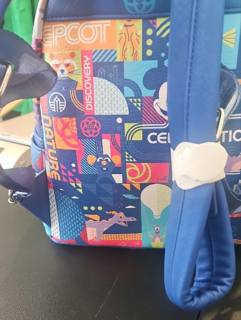 Disney Kids Mini Backpack - Blue Multicolor EPCOT Nature Print